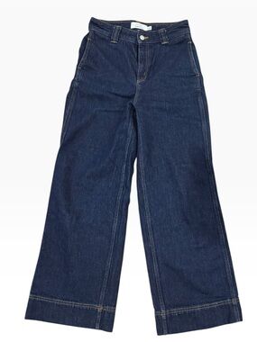 & Other Stories Dark Blue Wide Leg Jeans